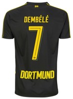 Puma BVB Borussia Dortmund Fußball Trikot Away 2016 2017 Kinder Dembele 7 ...