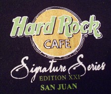 Hard Rock Cafe Womens 2X T Shirt San Juan Signature Series XXI Bruce Springsteen