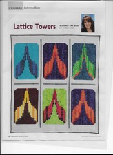 Lattice Towers Bargello-Style Quilt Pattern From Magazine