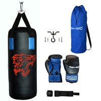 Boxset Kinder Jugend Boxsack Set mit Boxhandschuhe, Bandage & Deckenhalterung