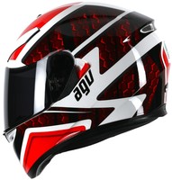 AGV K3 SV PULSE DVS FULL FACE MOTORCYCLE HELMET - WHITE/BLACK/RED