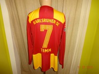 Karlsruher SC Nike Langarm Auswärts Matchworn Trikot 2009/10 + Nr.7 Timm Gr.L