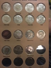 New listing
Kennedy Silver Half Dollar Partial Uncirculated Set 90% Silver Coins 40% Proofs