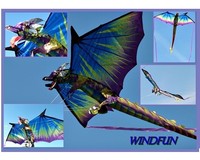 3D Flugdrachen  Kinderdrachen Einleiner Vogeldrachen