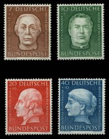 BRD 1954 Nr 200-203 postfrisch gepr. X6C1AE6