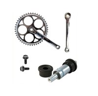 DDR Kurbel Tretlager Set Thompson Innenlager Kettenblatt Mifa Diamant 4 Kant