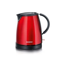 SEVERIN WK 9730 Wasserkocher rot-metallic-schwarz