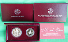 New listing
		1995 Proof 2 Coin Olympic Blind Runner Silver Dollar Basketball Half Dollar Box
