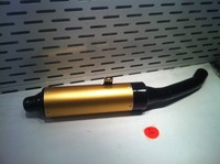 Racing Egli, Rau, Auspuff L&W R S GSX RR 750 JR , NEU mit leichten Kratzern, be