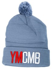 BONNET YMCMB BLEU GARCON/FILLE/HOMME/FEMME CHAPEAU EN LAINE HAT CAP