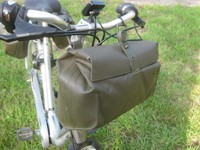 Lenkertasche 100 % wasserdicht Fahrradtasche grün