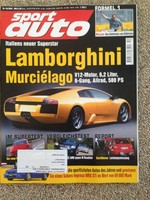 Sport Auto SPA Heft 10/2001 Lamborghini Murcielago Porsche Carrera SLK BMW