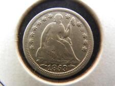 1853 Arrows Seated Liberty Half Dime. Very Fine detail. Lot 14