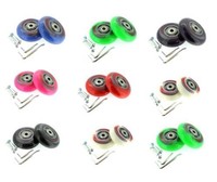 2 LED ROLLEN INLINER LEUCHT ROLLEN SET KOMPLETT WAVEBOARD ABEC 5 - ABEC 7 