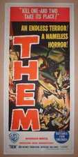 THEM Linen Backed Australian Daybill Movie poster