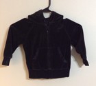 Baby Gap Hoodie Velour Jackets Black 2T