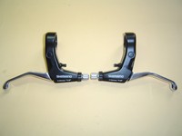 Shimano Bremshebel BL-M421 rechts + links right + left für V-Brake schwarz  Neu