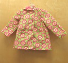 GYMBOREE Girls Green Pink Floral Jacket - Sz 3/4