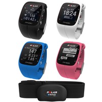 Polar M400 schwarz blau pink weiß mit Herzfrequenz-Messung NEU