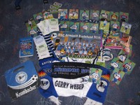 DSC Arminia Bielefeld Fan Paket Groß Set  Schal Becher originale Autogramme ball