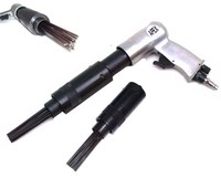 Neu Druckluft Nadelentroster + Ersatzkopf, Rost Entferner 19 NADELN ENTROSTER