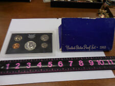 1968 Us Mint Proof Set 5 Gem Coins 40% Silver Half w/ Box