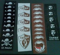 30 SANKT PAULI Aufkleber / Sticker Hamburg FC St.Pauli ; USP; ultra; fcsp