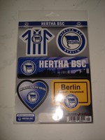 Aufkleberkarte Hertha BSC Berlin 5xVerschiedene Motive Auslaufartikel altes Logo