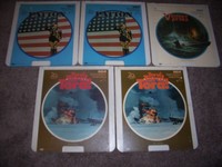 LOT OF 5 RCA SELECTAVISION CED VIDEODISCS WAR MOVIES: TORA! TORA! TORA!, PATTON