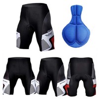 Herren Radhose Kurz Fahrradhose Radlerhose 3D Coolmax Sitzpolster MTB M-XXL