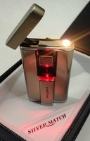 LICHTSENSOR Ultimatives TURBO-Feuerzeug SILVER MATCH neu+ovp