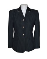 Damen Turniersakko Turnierjacket Reitblazer Nadelstreifen Pfiff schwarz NEU