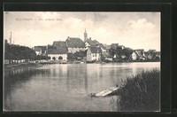 schöne AK Böblingen, Ortsansicht, Am unteren See 