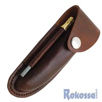 Baladéo Lederetui für Laguiole-Messer und Kellnermesser, Wetzstahl 810500