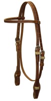 EE Tack Stirnband Kopfstück Quickchange mit Rohhaut Westerntrense
