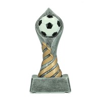 Fußball Pokal 18cm, Fußball Ständer, Resin Ständer inklusive Gravur 