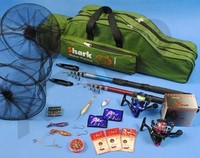 Angelset Komplettset 2 Ruten + Zubehör, Angeln, Weihnachtsgeschenk