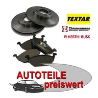 Bremsscheiben + Bremsbeläge + Radlager hinten Opel Movano Renault Trafic II
