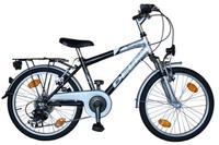 Fahrrad Kinderfahrrad 20 Zoll Shimano 6 Gang SCHWARZ Straßen tauglich neu