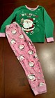  Baby Girl "Christmas Time" 2 Pc Pajamas Believe in Santa Size 4 T