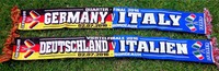 DEUTSCHLAND - Italien Schal + Bordeaux +  Spielschal EM 2016 BRD Germany NEU