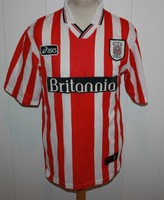 VINTAGE STOKE CITY ASICS TRIKOT Gr M , 1997-1999