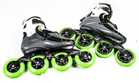 Powerslide Inlineskate V 100, schwarz weis/grün, Gr.39 275