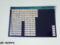 . Sachs Microfich Reparatur-Anleitungen 506/3 B 506/4 AKF 12/81 Nr. 3 Hercules