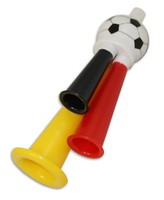 Fußballtröten Fußballtröte 3 fach Fanfare Deutschland Fanartikel Tröte WM EM