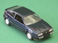 VW Corrado 2-türig dunkelblau 1:43 Schabak  Nr.1018 Made in Germany Modellauto