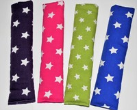 ♦Gurtpolster♦Gurtschoner♦Kinder♦Erwachsene♦Sterne 20 mm♦lila, pink, kiwi, royal