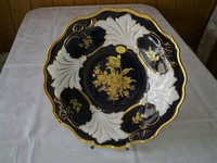 Handbemalter Teller in Kobaltblau von der Handmalerei Kießlig Freiberg/Sa.