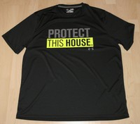 Under Armour Herren Fitness T-Shirt HG schwarz XL PROTECT THIS HOUSE X-Large