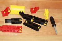 Lego Duplo Toolo - 8 tlg. Bagger Auto Fahrzeug Baustein Arm Gelenk Bolzen 6281